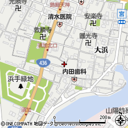 兵庫県姫路市飾磨区須加41-13周辺の地図