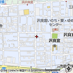 大阪府茨木市沢良宜浜周辺の地図