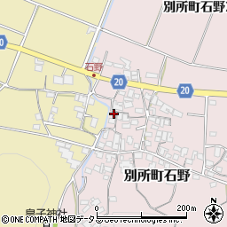 兵庫県三木市別所町石野903周辺の地図