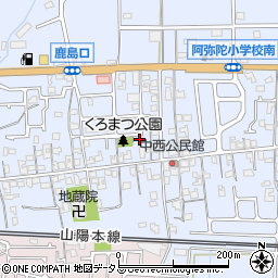 兵庫県高砂市阿弥陀町阿弥陀1053-5周辺の地図