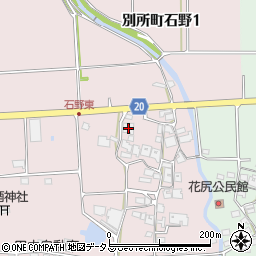 兵庫県三木市別所町石野472周辺の地図