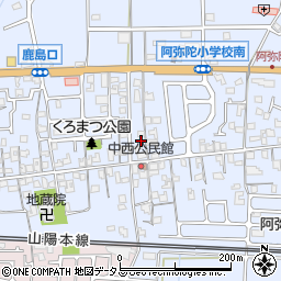 兵庫県高砂市阿弥陀町阿弥陀1076周辺の地図