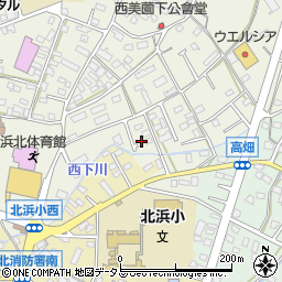 静岡県浜松市浜名区西美薗193周辺の地図