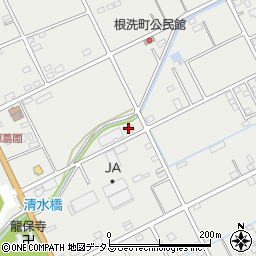 浜松協働学舎　ラポール根洗周辺の地図