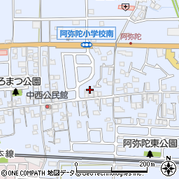 兵庫県高砂市阿弥陀町阿弥陀1107周辺の地図