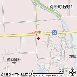 兵庫県三木市別所町石野428周辺の地図
