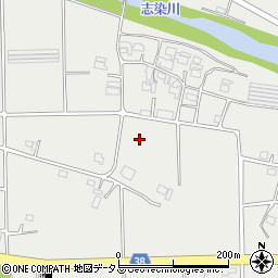 兵庫県三木市志染町周辺の地図