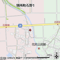 兵庫県三木市別所町石野479周辺の地図