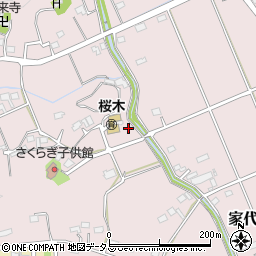 静岡県掛川市家代1771周辺の地図
