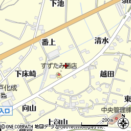 愛知県西尾市東幡豆町黒田周辺の地図