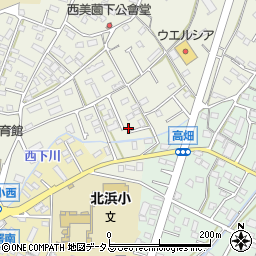 静岡県浜松市浜名区西美薗239-11周辺の地図