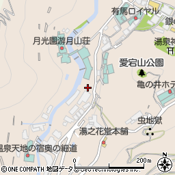 兵庫県神戸市北区有馬町957周辺の地図