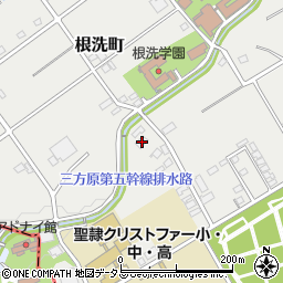 静岡県浜松市中央区根洗町742周辺の地図