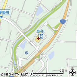道の駅掛川周辺の地図