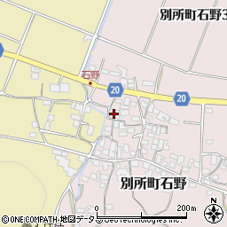 兵庫県三木市別所町石野902周辺の地図