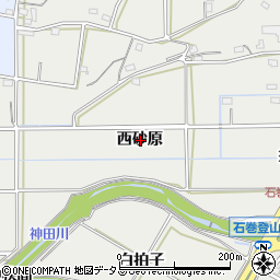 愛知県豊橋市石巻本町西砂原周辺の地図