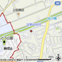 兵庫県加古川市西神吉町岸790-43周辺の地図