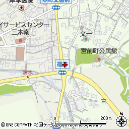 兵庫県三木市本町3丁目11周辺の地図