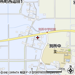 兵庫県三木市別所町西這田1丁目117周辺の地図