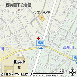静岡県浜松市浜名区西美薗339周辺の地図