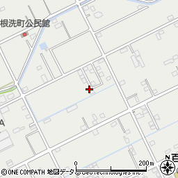 静岡県浜松市中央区根洗町1204周辺の地図