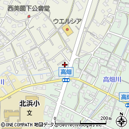 静岡県浜松市浜名区西美薗339-13周辺の地図