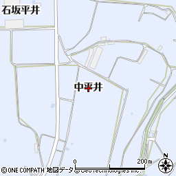愛知県美浜町（知多郡）奥田（中平井）周辺の地図