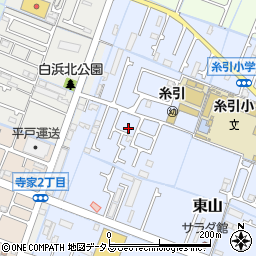 兵庫県姫路市東山142周辺の地図