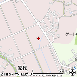 静岡県掛川市家代245周辺の地図