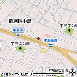 兵庫県姫路市飾磨区中島763周辺の地図