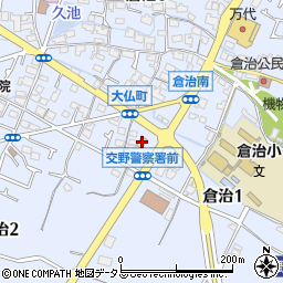 ファミリーマート交野倉治西店周辺の地図