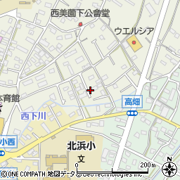 静岡県浜松市浜名区西美薗239周辺の地図