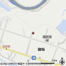 兵庫県三木市志染町御坂周辺の地図
