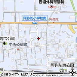 兵庫県高砂市阿弥陀町阿弥陀1110周辺の地図