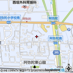 兵庫県高砂市阿弥陀町阿弥陀1217周辺の地図