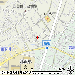 静岡県浜松市浜名区西美薗344-7周辺の地図