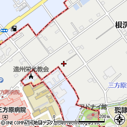 静岡県浜松市中央区根洗町629周辺の地図