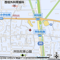 兵庫県高砂市阿弥陀町阿弥陀1213-14周辺の地図