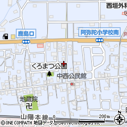 兵庫県高砂市阿弥陀町阿弥陀1057周辺の地図