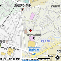 静岡県浜松市浜名区西美薗110周辺の地図