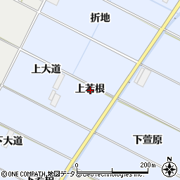 愛知県豊橋市下条東町上若根周辺の地図