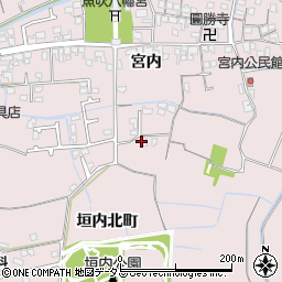 兵庫県姫路市網干区宮内111周辺の地図