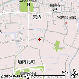 兵庫県姫路市網干区宮内106-3周辺の地図