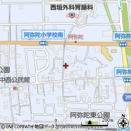 兵庫県高砂市阿弥陀町阿弥陀1227周辺の地図
