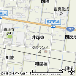 愛知県西尾市吉良町富好新田井戸東周辺の地図