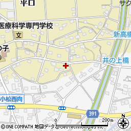 静岡県浜松市浜名区平口1937周辺の地図