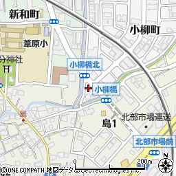 大阪府茨木市小柳町17周辺の地図