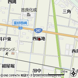愛知県西尾市吉良町富好新田四反地周辺の地図