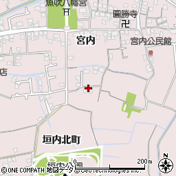 兵庫県姫路市網干区宮内110周辺の地図
