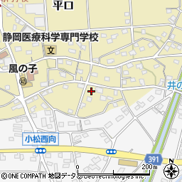 静岡県浜松市浜名区平口1952周辺の地図